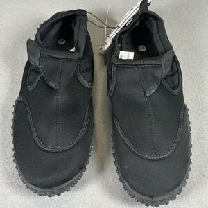 Air Balance Water Shoes Mens Size 10 Black Slip On Aqua Beach Swim Shoes NWT